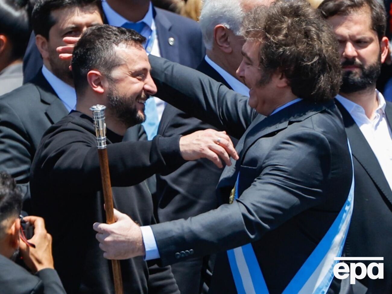 Зеленський уперше як президент України приїхав до Латинської Америки, щоб привітати Мілея