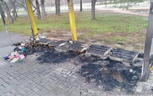 Следователи проверяют, не загорелся ли мемориал из-за неосторожного обращения с огнем