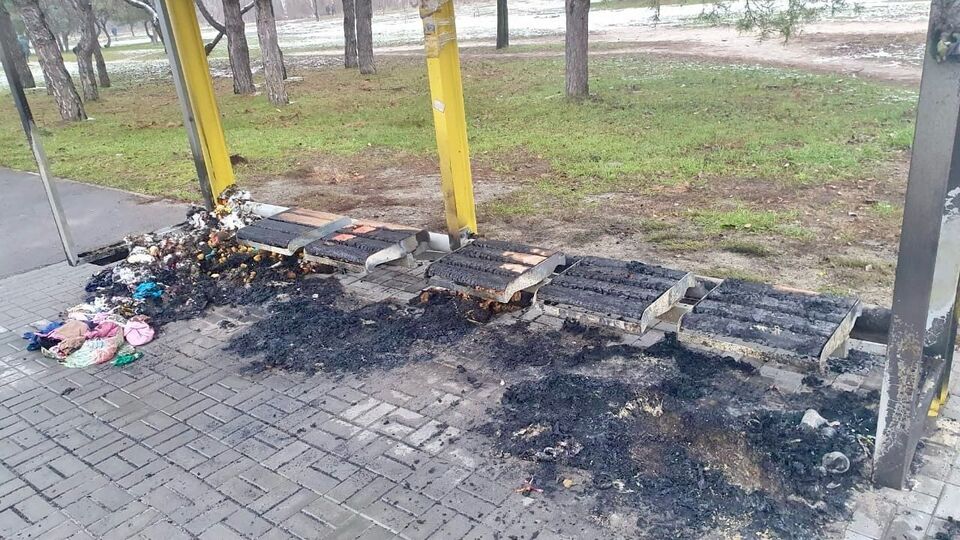 Слідчі перевіряють, чи не загорівся меморіал через необережне поводження з вогнем