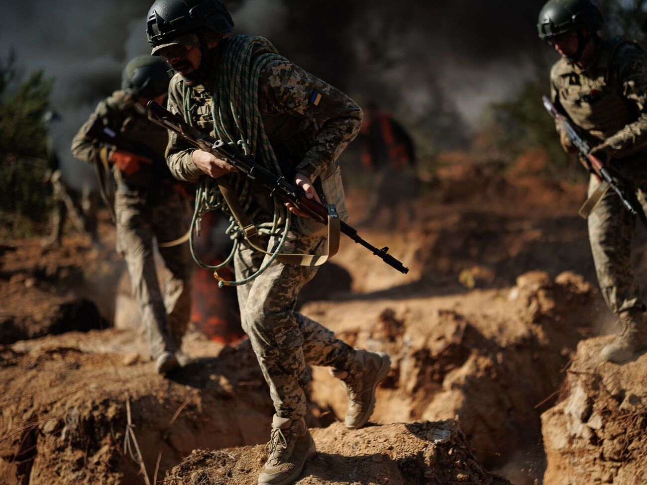 Украинские бойцы установили контроль над позициями противника