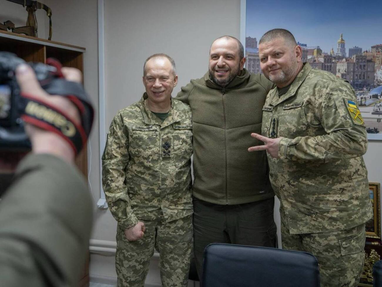 Сырский ознакомил Умерова и Залужного с ситуацией на восточном направлении