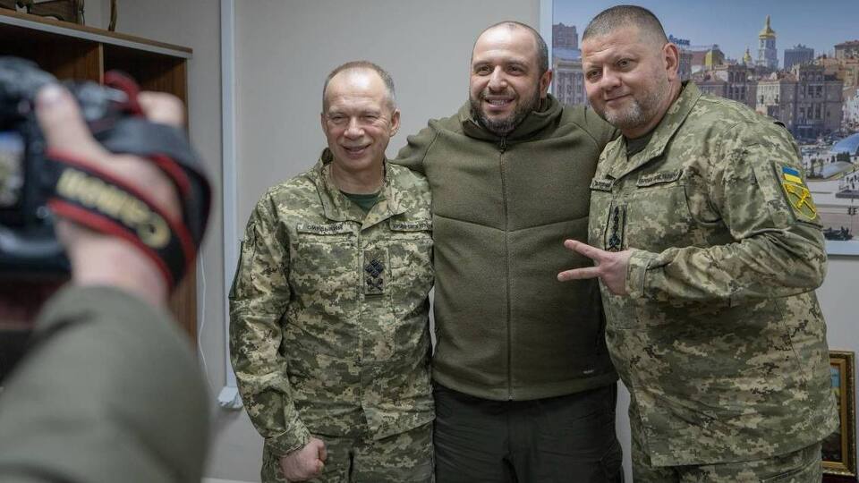 Сырский ознакомил Умерова и Залужного с ситуацией на восточном направлении