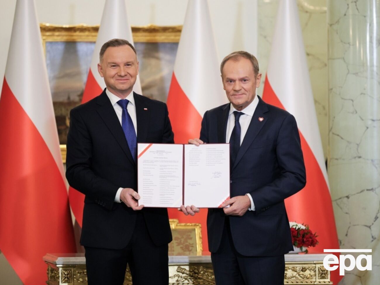 Президент Дуда (ліворуч) призначив Туска главою кабінету