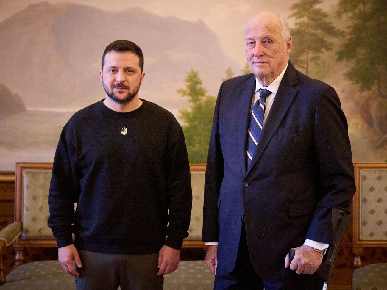 В Осло состоялась аудиенция Зеленского у короля Норвегии Харальда V