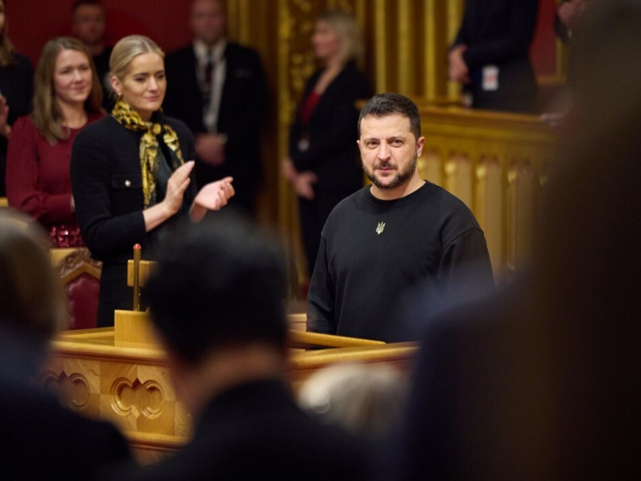 Зеленський під час офіційного візиту до Осло 13 грудня зустрівся з лідерами політичних партій, представлених у парламенті Норвегії