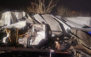 Один из сбитых российских дронов упал на территорию коммунального авторемонтного предприятия в Одессе, отметили силы обороны юга Украины