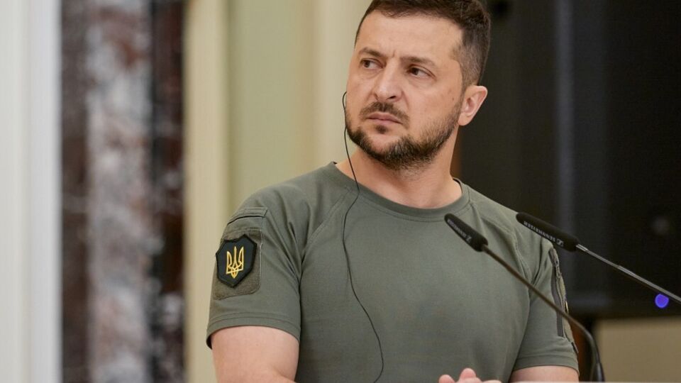 Зеленський 14 грудня прилетів у Франкфурт-на-Майні й попрямував у Вісбаден, зазначили ЗМІ