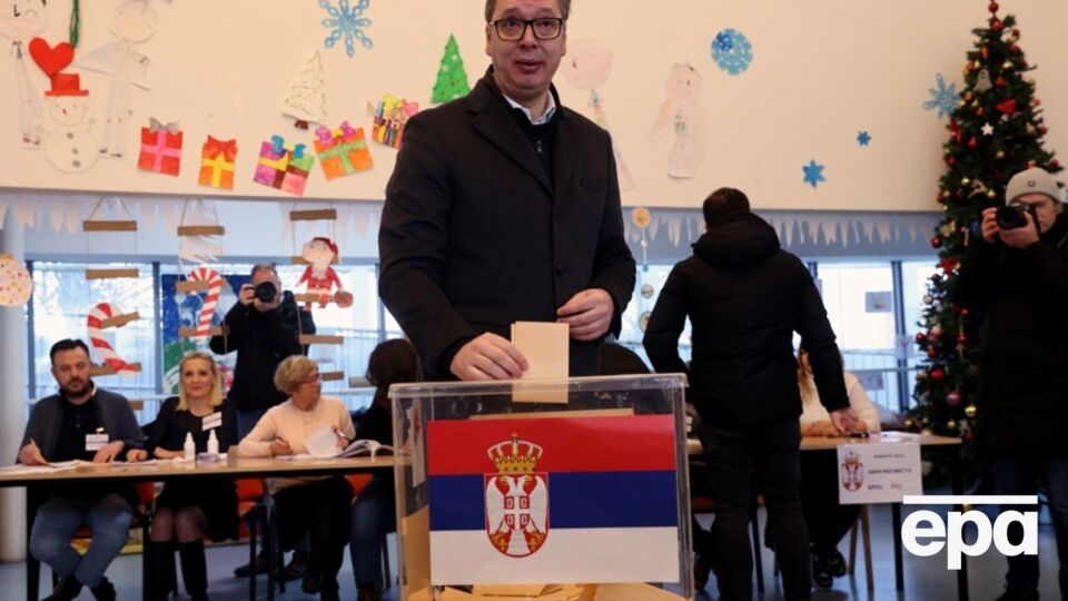 Найбільше голосів офіційно набрала партія Вучича