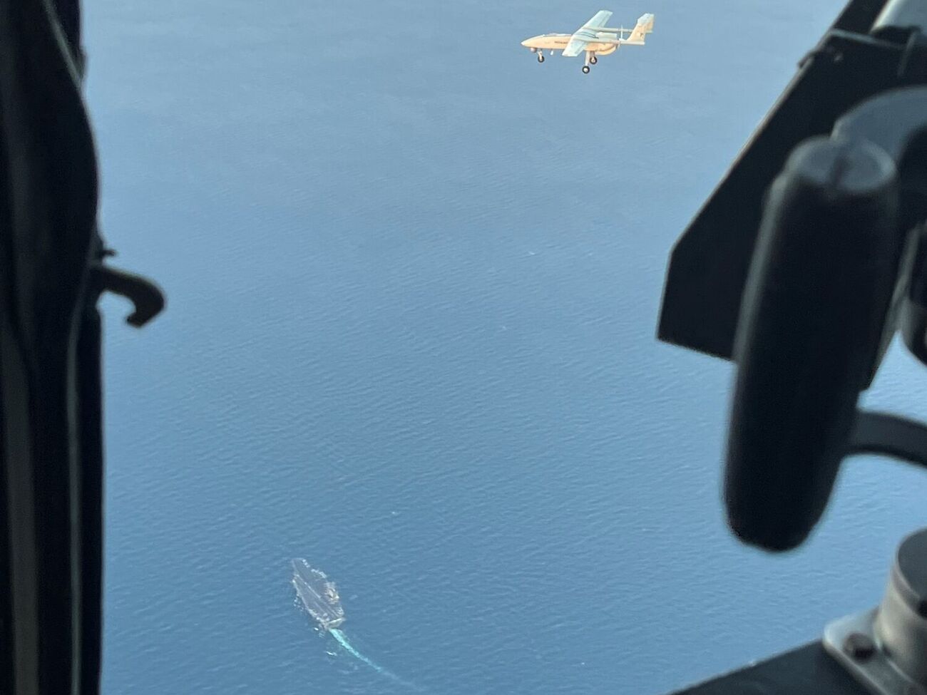 Самолет с авианосца USS Dwight D. Eisenhower перехватил иранский БПЛА, отметило Центральное командование ВС США