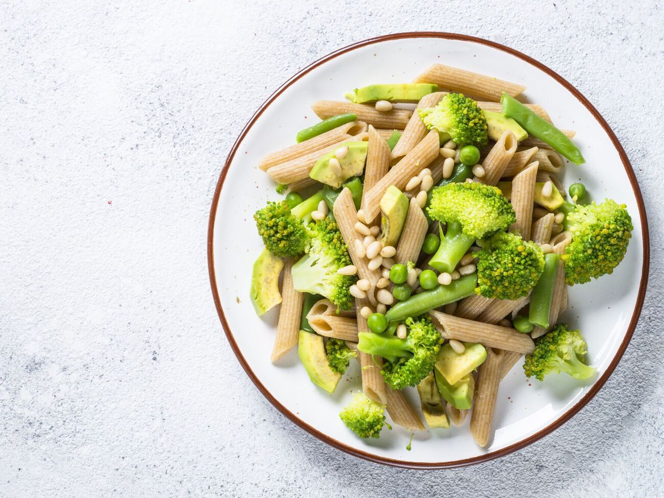 Этот вариант пасты не является калорийным