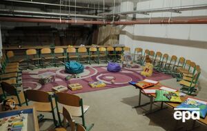 Находящиеся в укрытии дети не пострадали