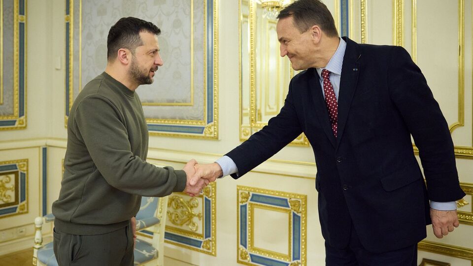 Зеленский встретился с Сикорским в Киеве