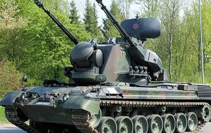 Німеччина передала Україні три зенітні самохідні установки Gepard