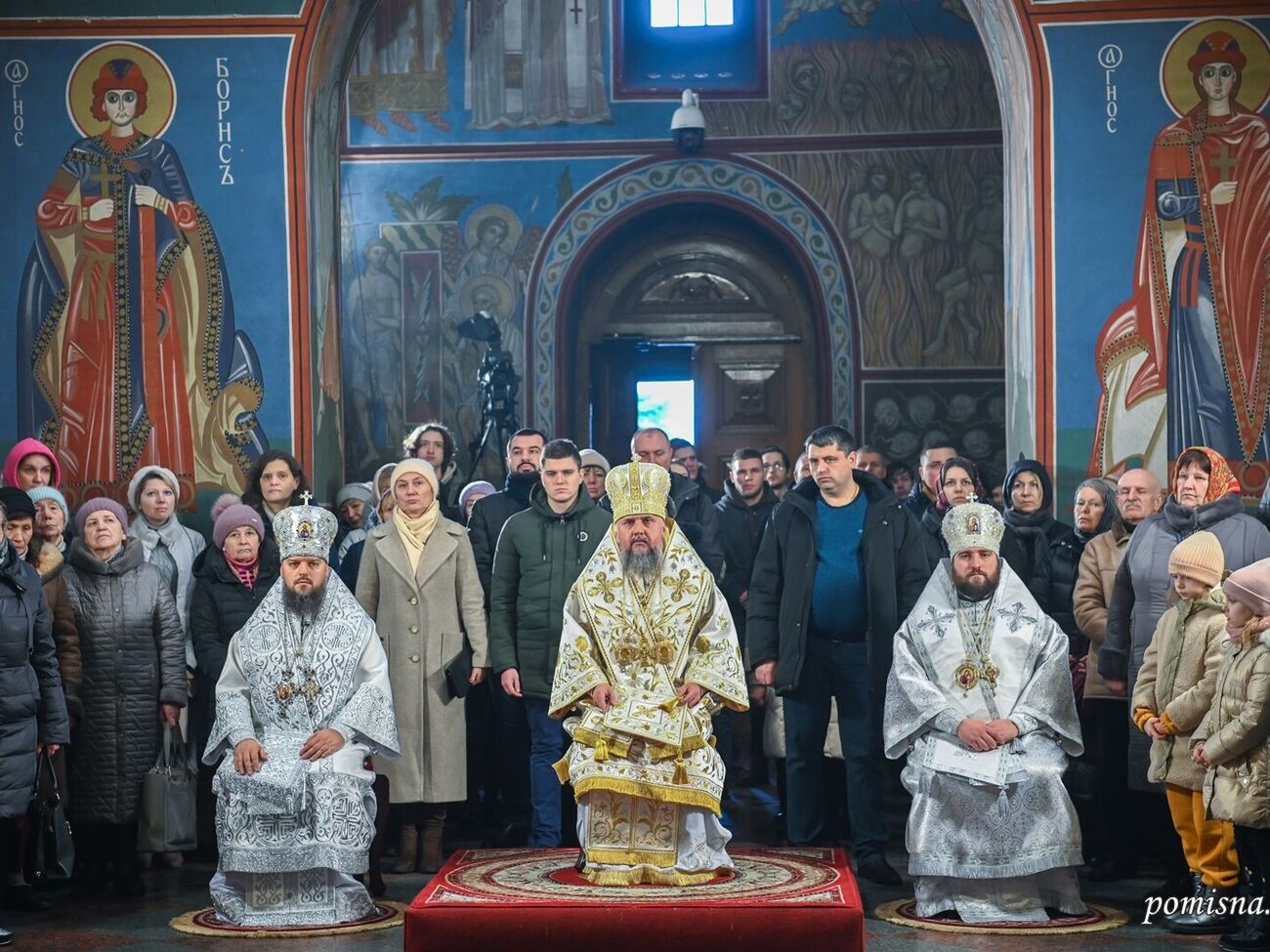 Богослужіння відбувалося у Свято-Михайлівському соборі Києва