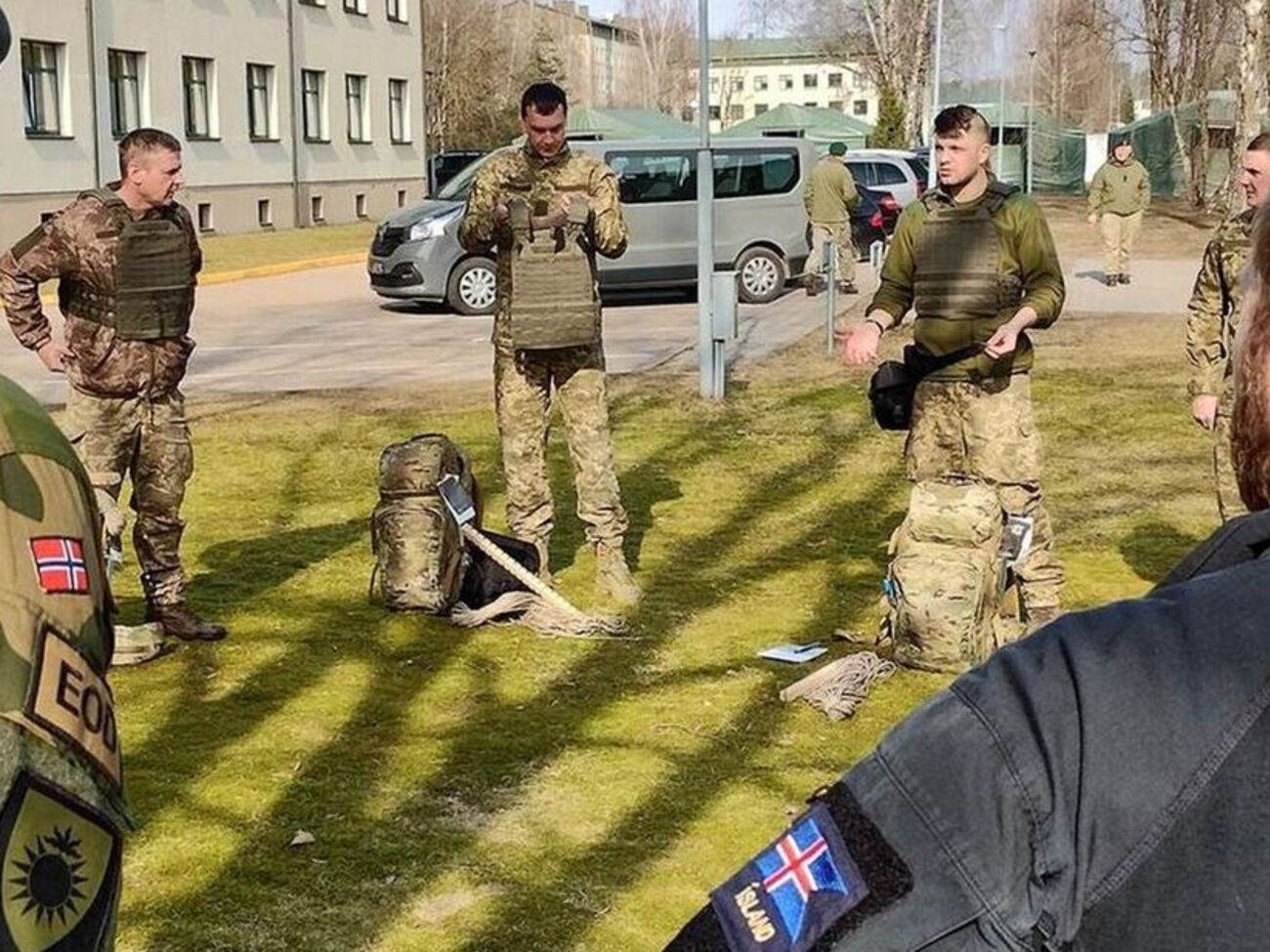 Украинцы вместе с военными Исландии уже проводили тренировки по разминированию