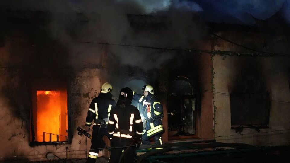 Рятувальники ліквідували пожежу, яка виникла через атаку російських безпілотників