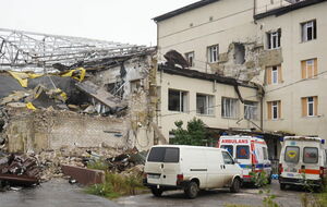 Больницу в Изюме разрушили российские оккупанты