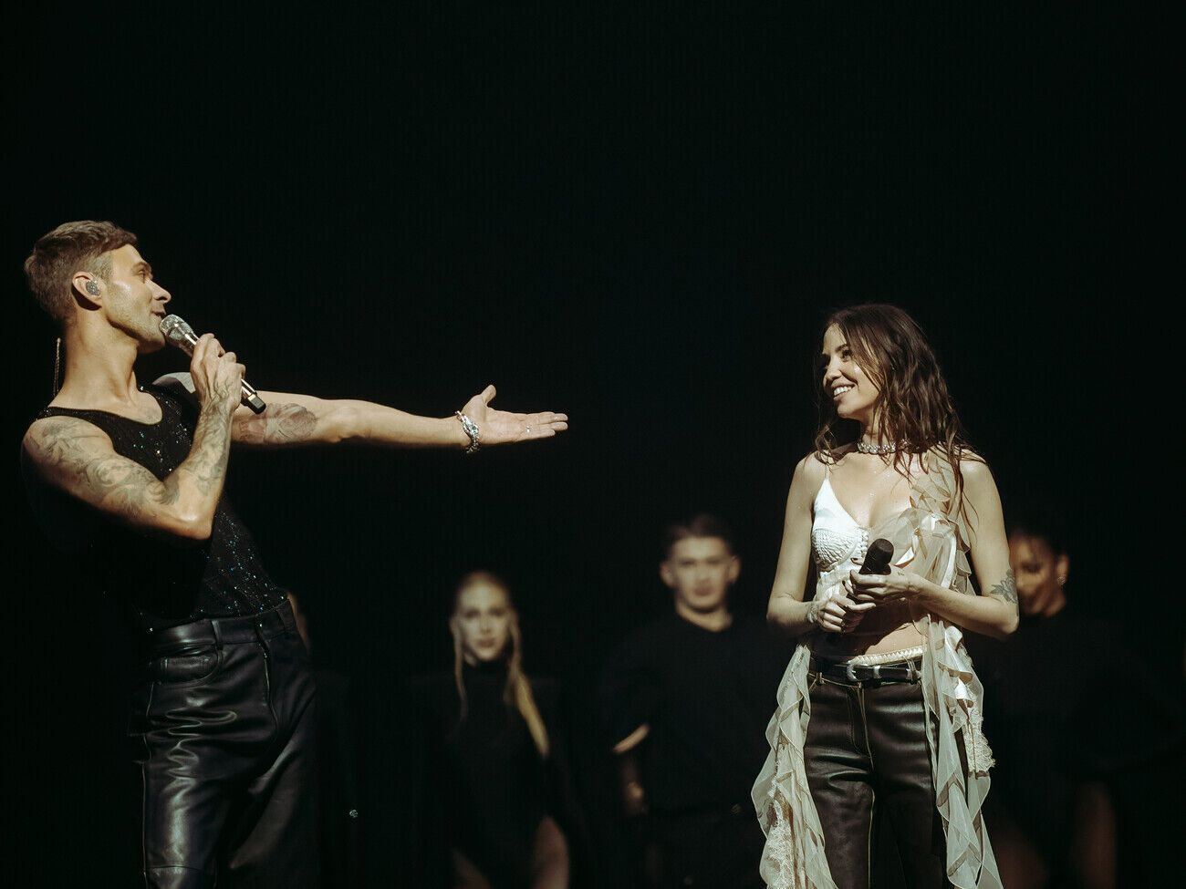 Дорофеева поддержала Макса Барских на премьере его нового шоу