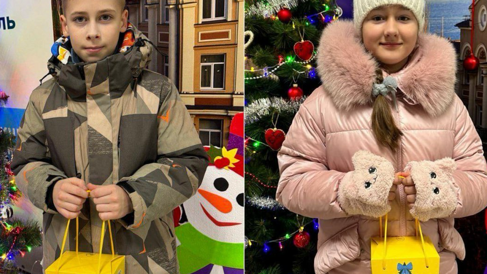 Фонд Рината Ахметова поздравил с новогодними праздниками детей-переселенцев