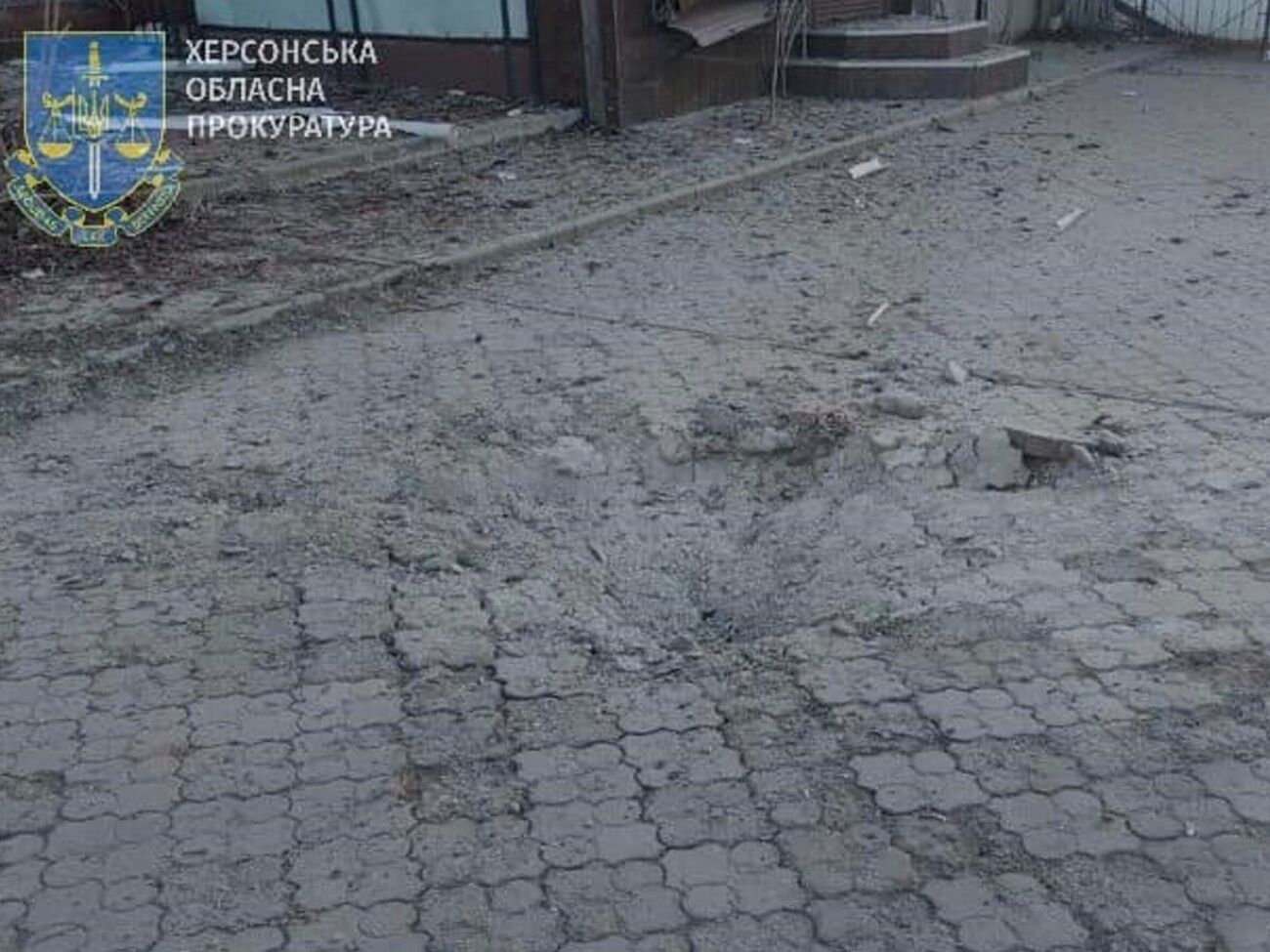 Під час російського обстрілу Херсона діти були біля магазину, зазначили в ОВА