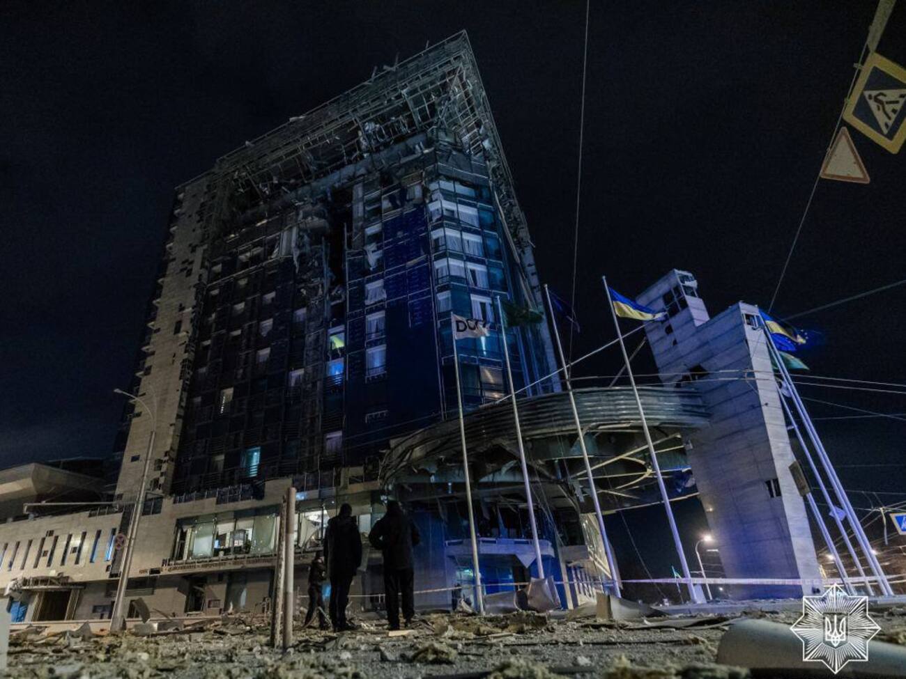 Большинство номеров в обстрелянном отеле занимали журналисты, отметил Цаплиенко