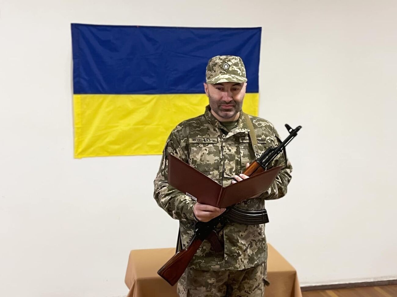 Товмасян написав, що перебуває на навчаннях