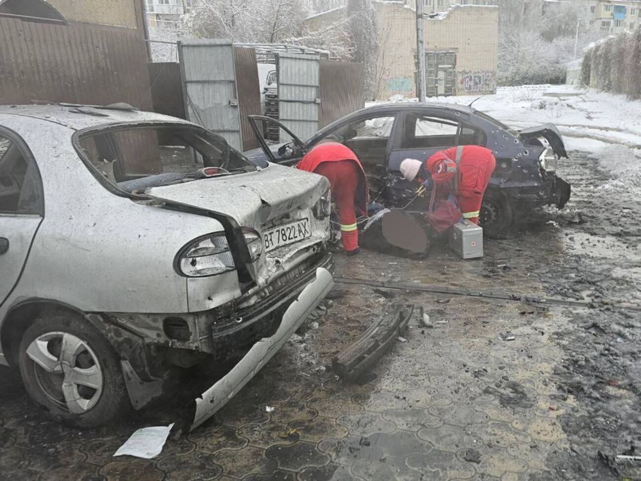 За даними Єрмака, одну людину поранено