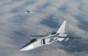 Российский Су-24М под прикрытием Су-30СМ пытался нанести ракетно-бомбовый удар по югу Одесской области, отметил Олещук