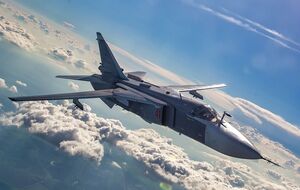 Найти в акватории Черного моря экипаж российского бомбардировщика Су-24М пытается поисково-спасательный самолет оккупантов Ан-26, отметил Игнат