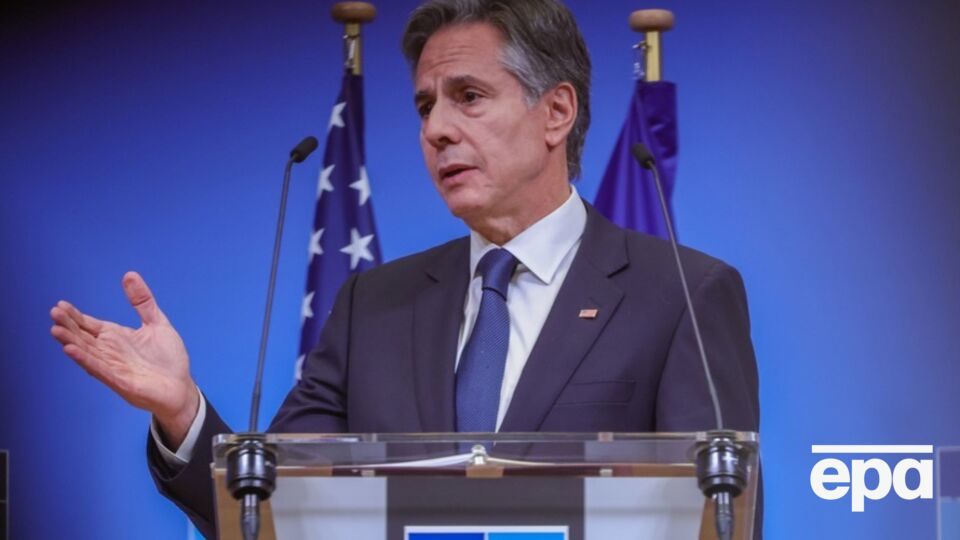 Блінкен: Потрібно, щоб Росія й далі зазнавала невдачі в агресії проти України