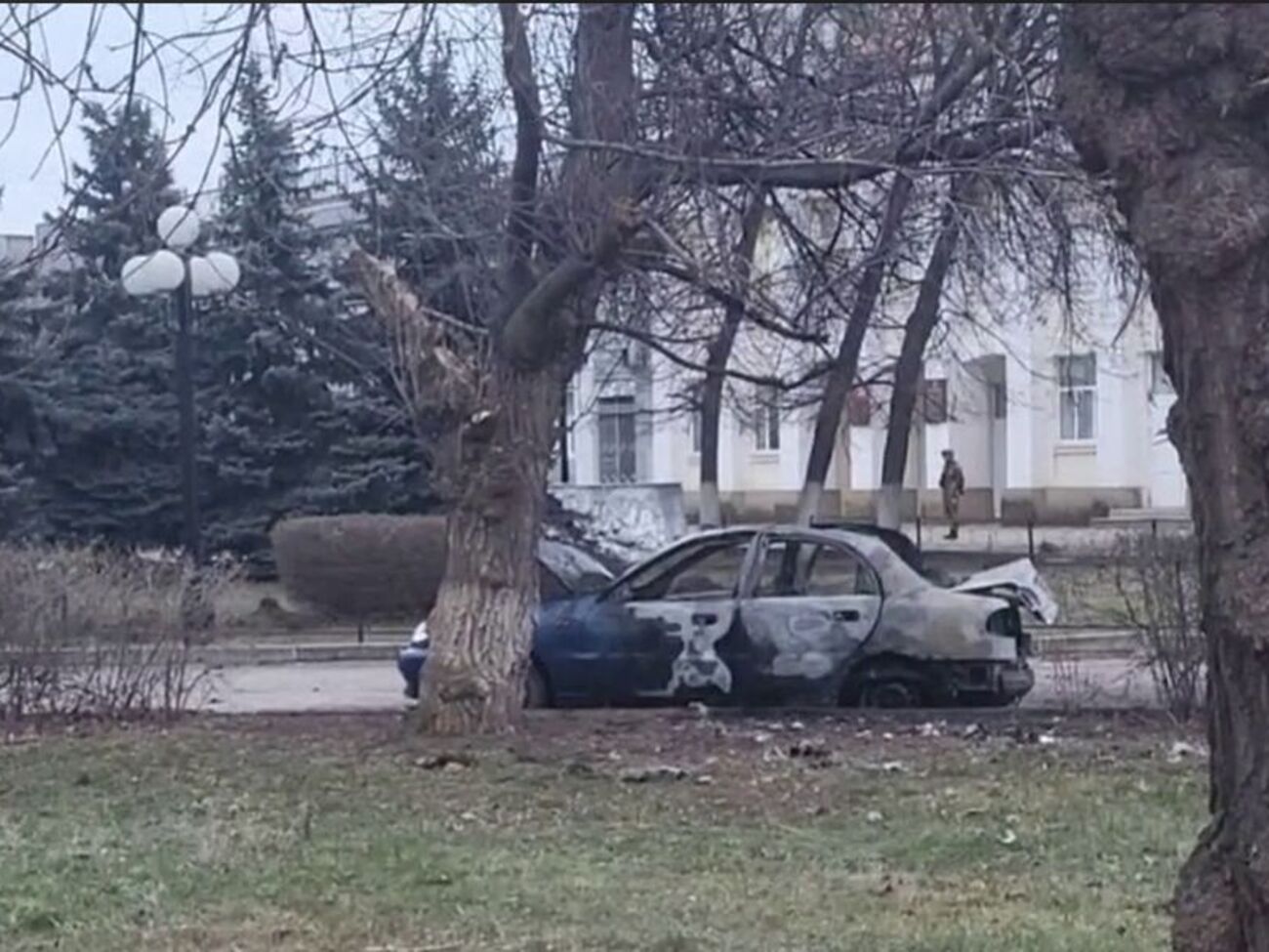 Попов погиб от взрыва в его автомобиле