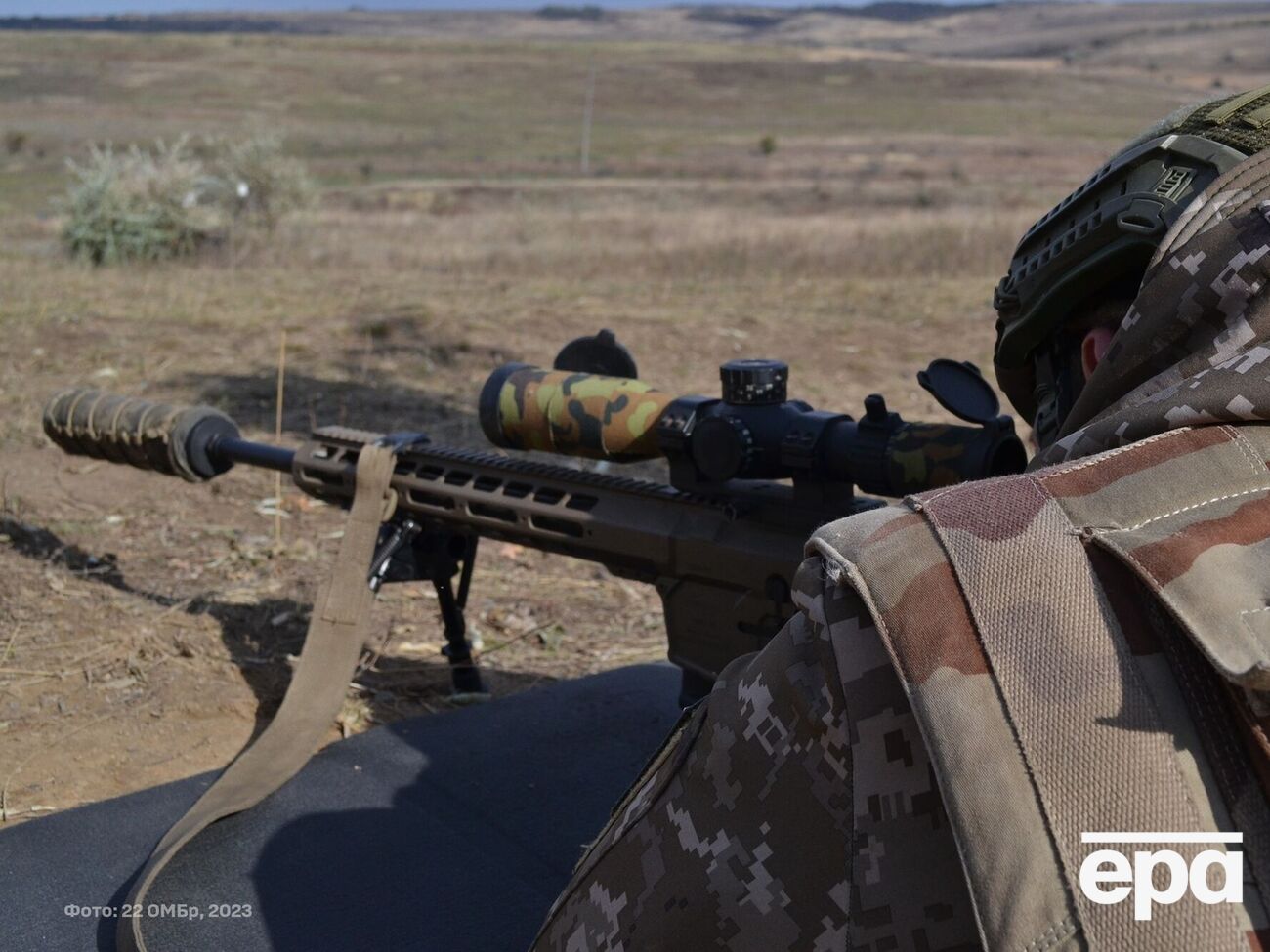 Украинскому снайперу пришлось несколько часов выжидать на позиции до того, как случился рекордный выстрел