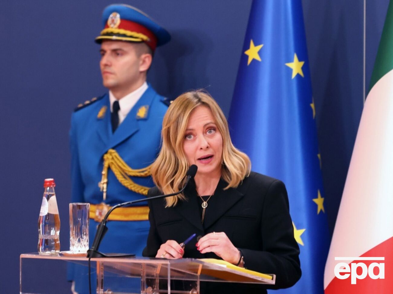 По данным СМИ, Мелони давно собиралась выйти из инициативы