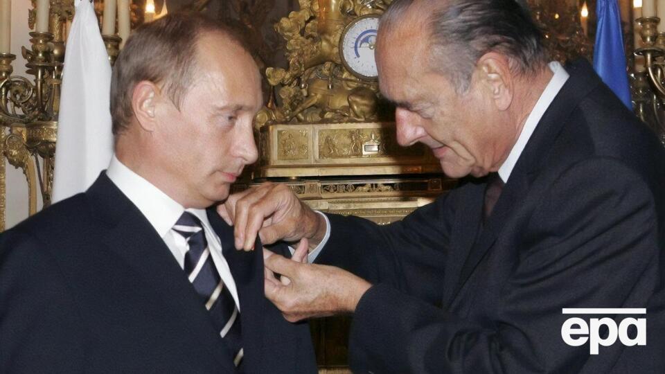 Путин получил орден Почетного легиона в 2006 году