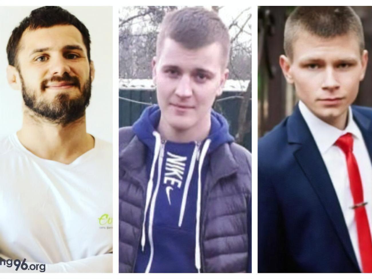 Аврамцев (ліворуч) і Климов (праворуч) дістали 22 роки, Мінкевич (посередині) &ndash; півтора, але його було звільнено від покарання