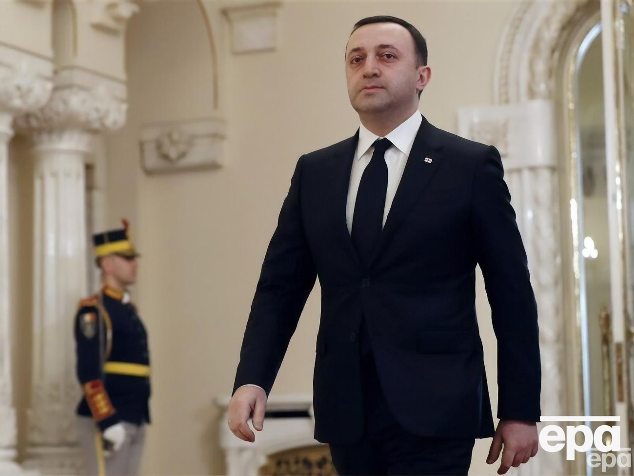 Гарибашвили (на фото) упомянул и Саакашвили