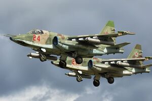 ГПСУ сообщили о сбитом в районе Бахмута Су-25