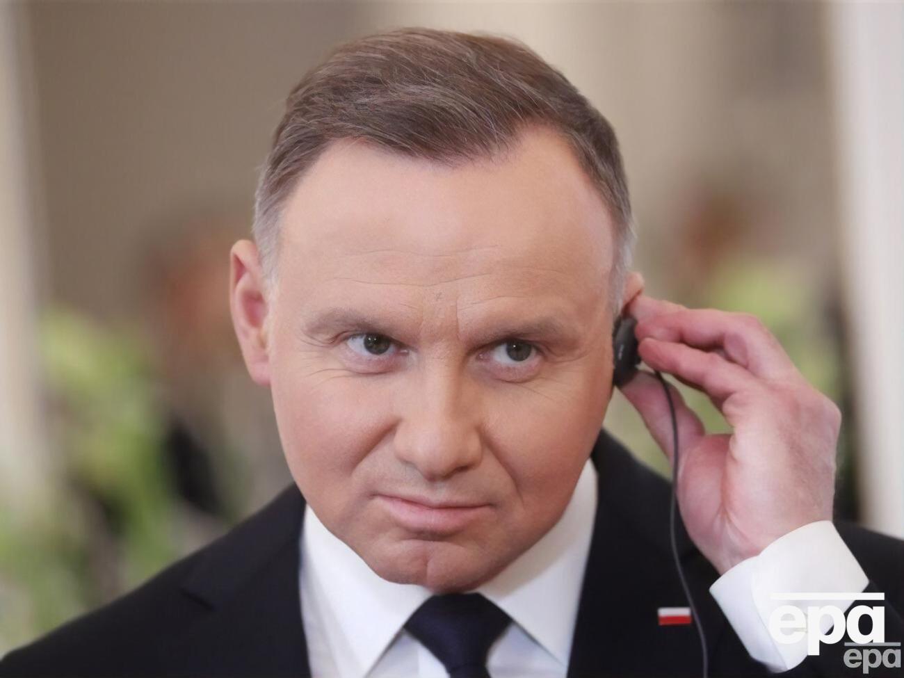 Дуда прокомментировал вопрос передачи истребителей Украине