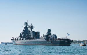 Флагман Черноморского флота РФ, ракетный крейсер "Москва", украинские военные затопили в апреле 2022 года