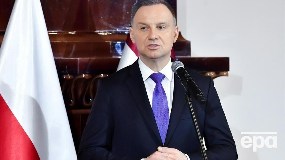 Дуда подчеркнул, что Украине нужна военная помощь