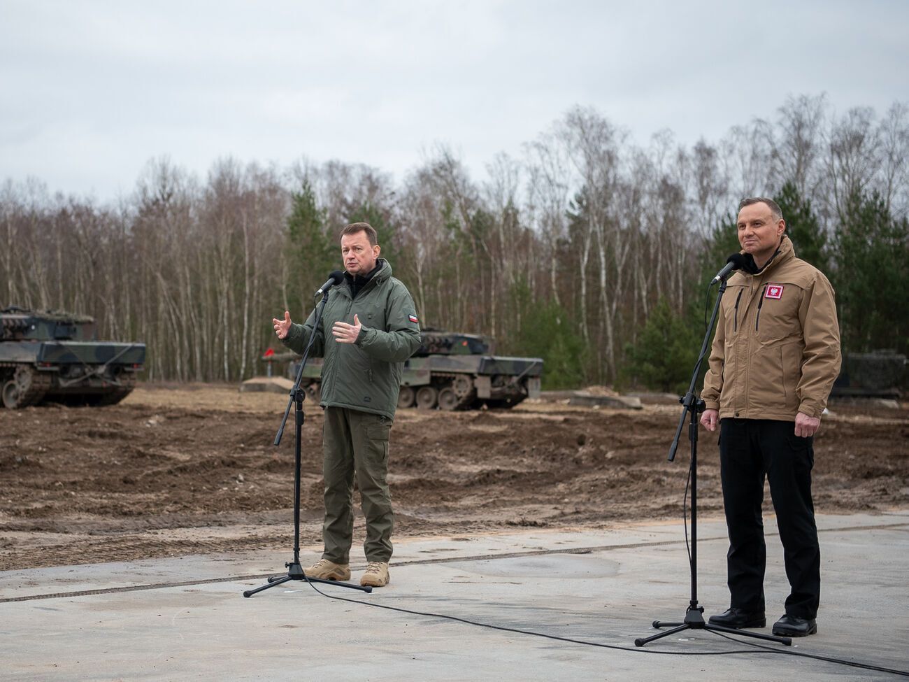 Президент и вице-премьер общались с польскими и украинскими военными