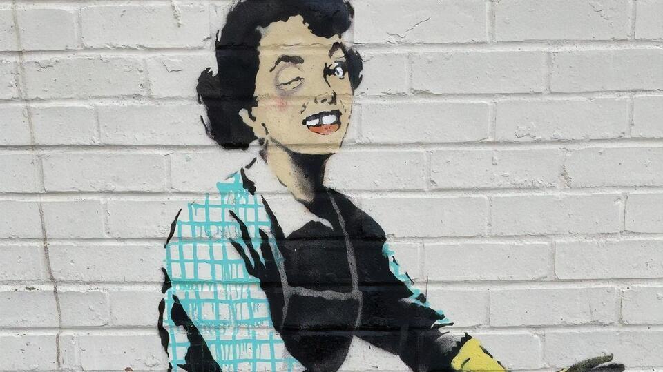 Новое граффити Бэнкси появилось в городе Маргейт (Великобритания)