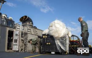 Большую часть фрагментов сбитого китайского шара уже выловили из Атлантики