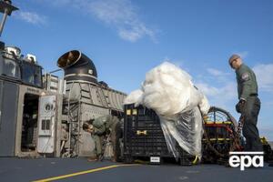 Більшість фрагментів збитої китайської кулі вже виловили з Атлантики