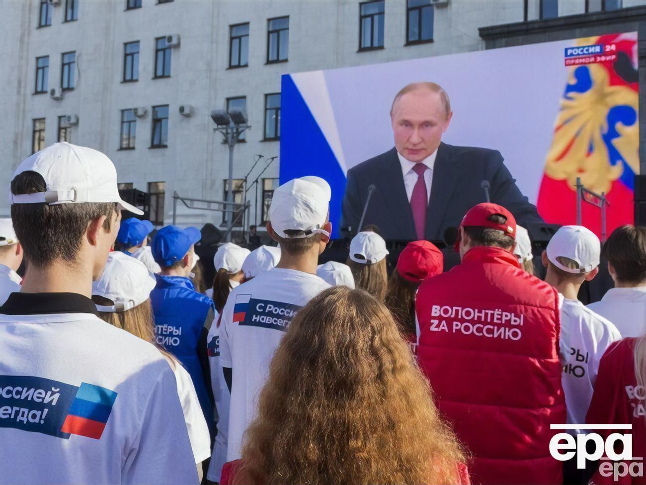 Путін вийде до народу 22 лютого, щоб "розігріти" росіян перед новою мобілізацією, переконані в ГУР МО