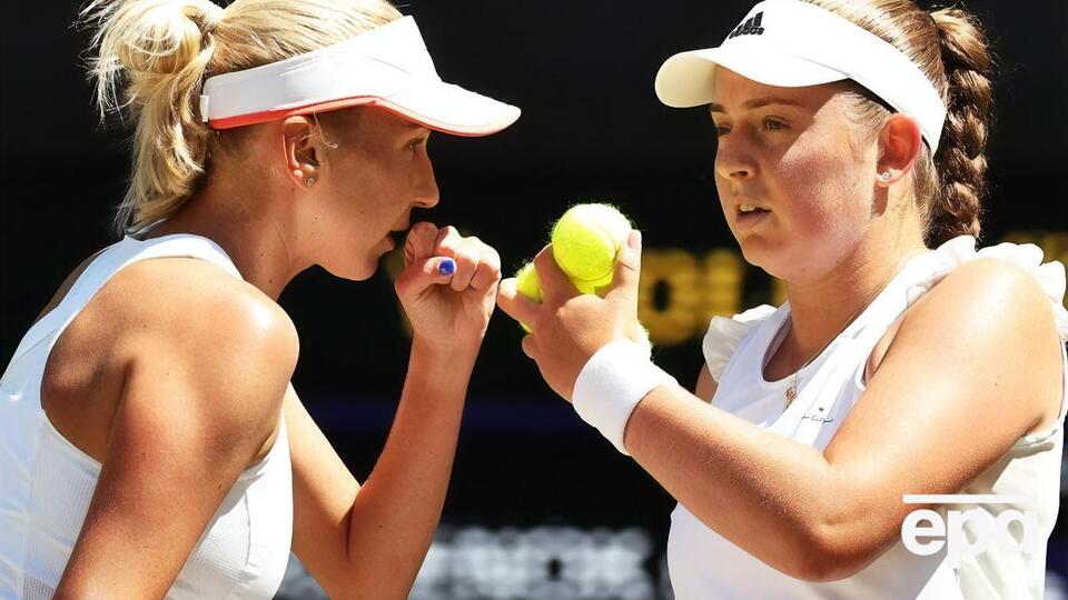 Кіченок (на фото зліва) та Остапенко перемогли пару з Тайваню