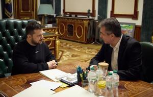 Зеленский встретился с Коэном в Киеве