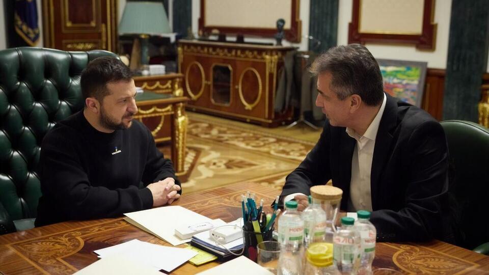 Зеленский встретился с Коэном в Киеве