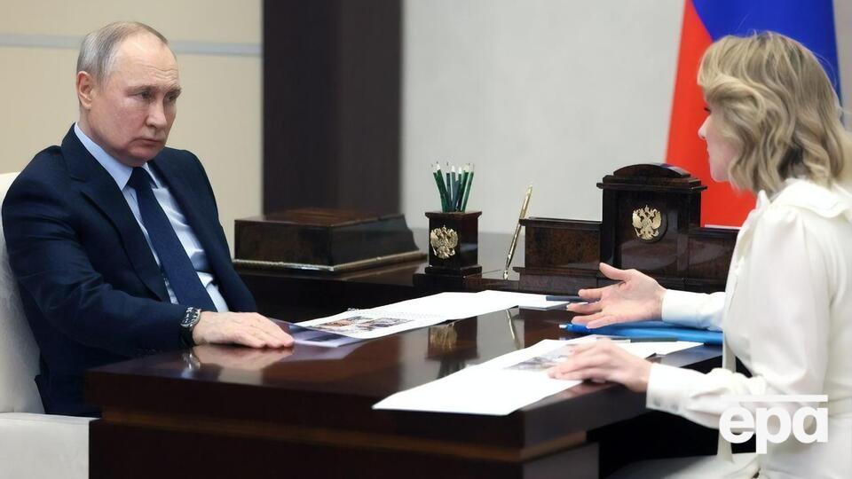 16 февраля Путин публично обсуждал вывоз украинских детей с детским омбудсменом РФ Львовой-Беловой