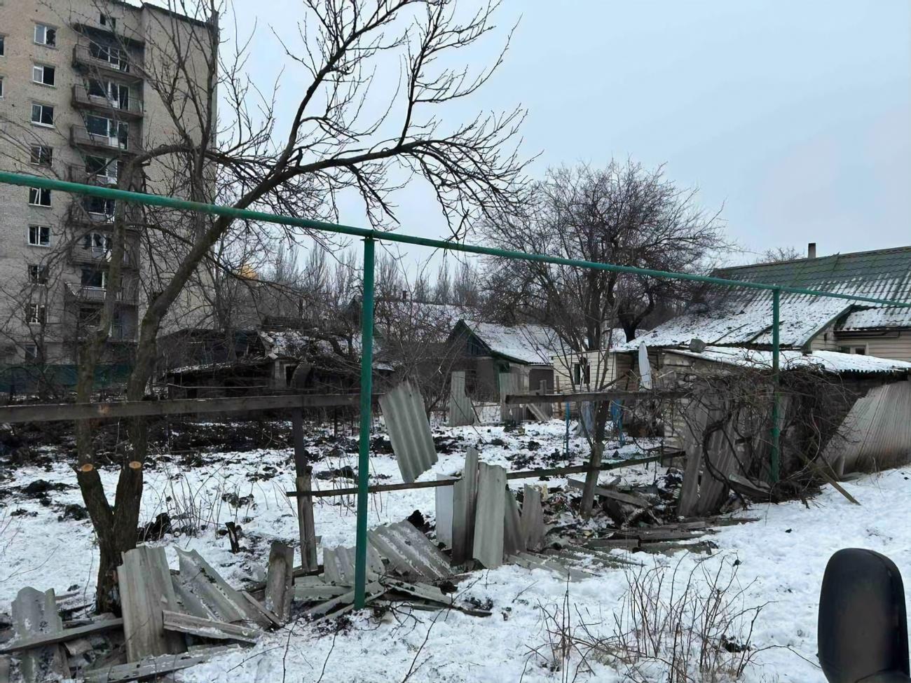 В Донецкой области за сутки добавилось разрушений от российских обстрелов